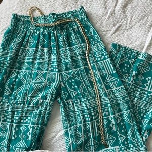 Tribal pants for the beach small